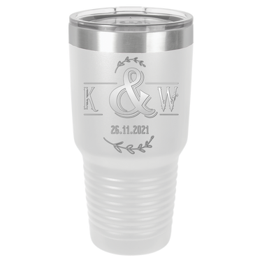 K & W Print Insulated Tumbler